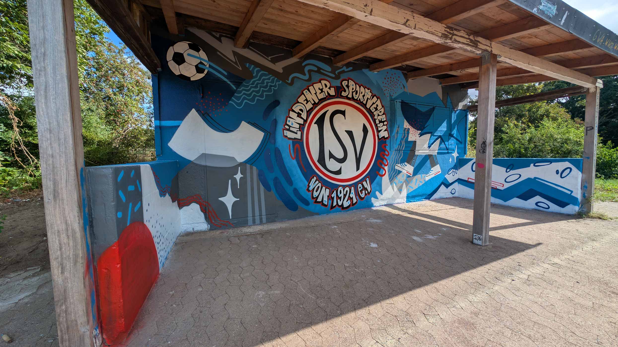 Lindenener sport Verein mural art graffiti
